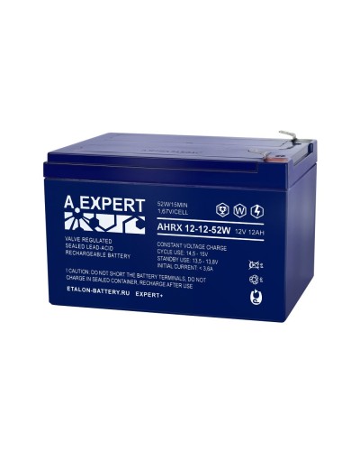 A.EXPERT AHRX 12-12-52W. Аккумулятор герметичный свинцово-кислотный. EXPERT в Перми