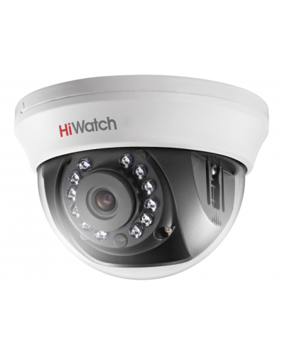 DS-T201(B) (3.6мм). Бюджетная видеокамера мультиформатная купольная. HiWatch в Перми