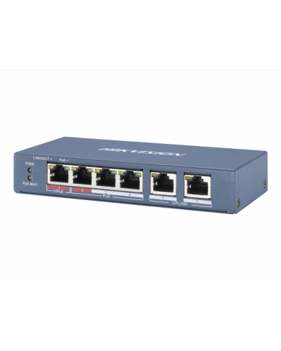 DS-3E0106HP-E. Коммутатор с питанием POE. Hikvision в Перми