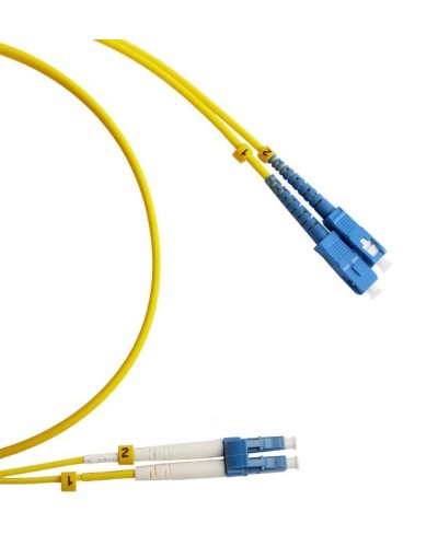FC-D2-9-LC/UR-SC/UR-H-3M-LSZH-YL. Патч-корд волоконно-оптический LC/UPC-SC/UPC. Hyperline в Перми