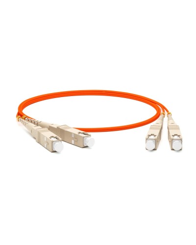 FC-D2-50-SC/PR-SC/PR-H-1M-LSZH-OR. Патч-корд волоконно-оптический SC-SC. Hyperline в Перми