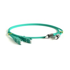 FC-D2-503-SC/PR-ST/PR-H-5M-LSZH-AQ. Патч-корд волоконно-оптический многомодовый. Hyperline