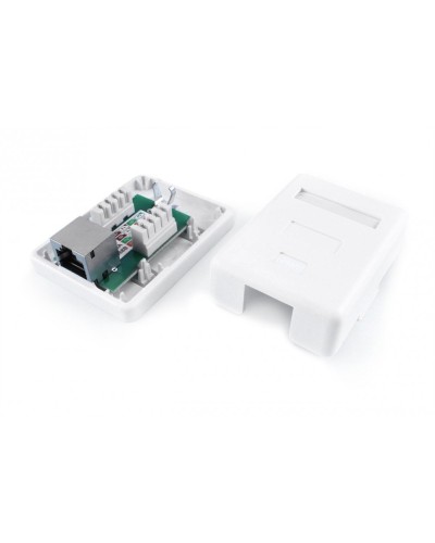 SB1-1-8P8C-C6-SH-WH. Розетка RJ-45. Hyperline в Перми