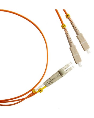 FC-D2-50-LC/PR-SC/PR-H-3M-LSZH-OR. Патч-корд волоконно-оптический LC-SC. Hyperline в Перми