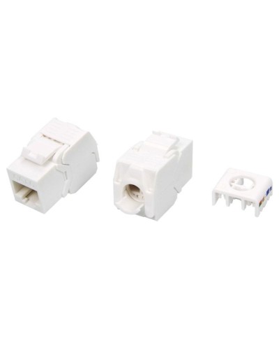 KJ8-8P8C-C6-180-TLS-WH. Вставка Keystone Jack RJ-45. Hyperline в Перми
