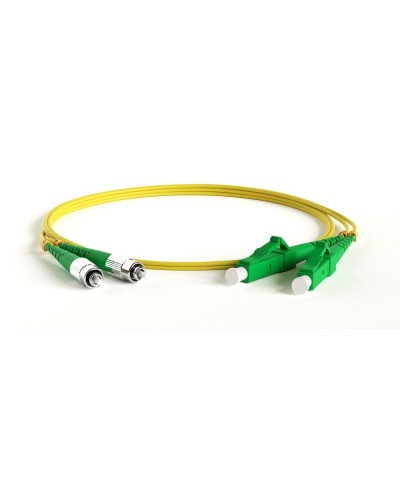 FC-D2-9-FC/AR-LC/AR-H-1M-LSZH-YL. Патч-корд волоконно-оптический FC-LC. Hyperline в Перми