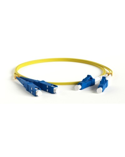 FC-D2-9-LC/UR-SC/UR-H-0.5M-LSZH-YL. Патч-корд волоконно-оптический одномодовый. Hyperline в Перми