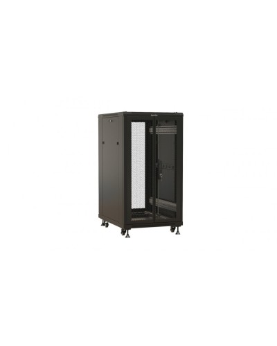 TTBR-1868-DD-RAL9004. Шкаф телекоммуникационный 19 напольный 18U. Hyperline в Перми