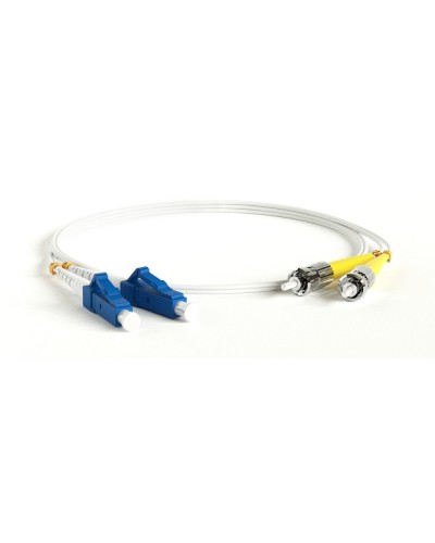FC-D2-9A1-LC/UR-ST/UR-H-1M-LSZH-WH. Патч-корд волоконно-оптический ST-LC. Hyperline в Перми
