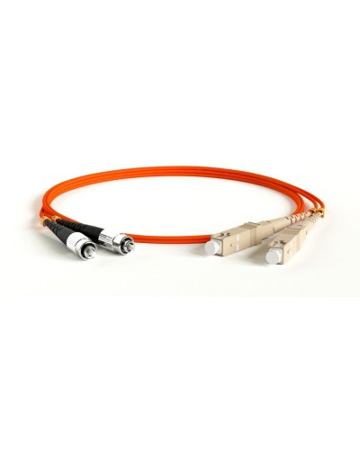 FC-D2-50-FC/PR-SC/PR-H-1M-LSZH-OR. Патч-корд волоконно-оптический SC-FC. Hyperline в Перми