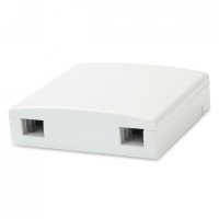 FO-WB86-FTTH-2UN-WH. Оптическая абонентская розетка. Hyperline