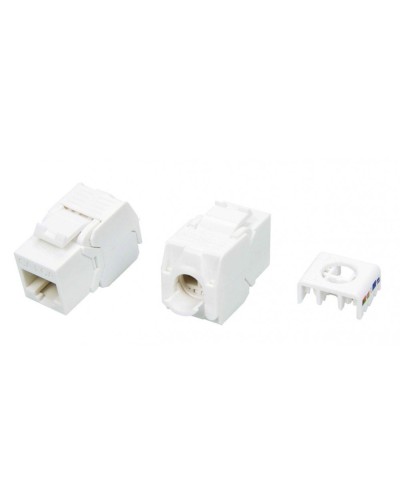 KJ8-8P8C-C6A-180-TLS-WH. Вставка Keystone Jack RJ-45. Hyperline в Перми