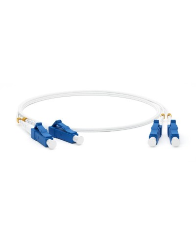 FC-D2-9A1-LC/UR-LC/UR-H-2M-LSZH-WH. Патч-корд волоконно-оптический одномодовый. Hyperline в Перми