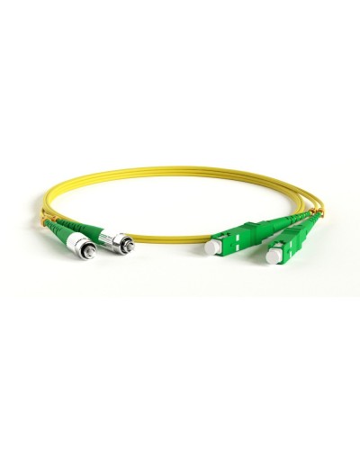 FC-D2-9-FC/AR-SC/AR-H-1M-LSZH-YL. Патч-корд волоконно-оптический SC-FC. Hyperline в Перми