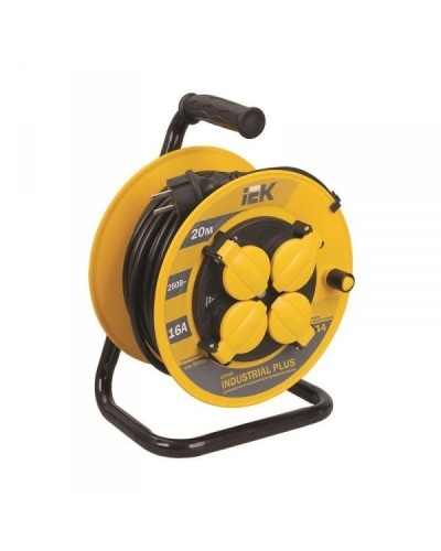УК40 4 места, 40м (WKP15-16-04-40-44). Удлинитель на катушке Industrial plus. IEK в Перми