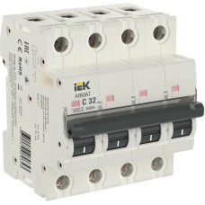 M06N 4P C 32А 6кА ARMAT (AR-M06N-4-C032). Автоматический выключатель. IEK