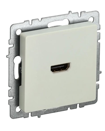 Розетка HDMI РHDMI-0-БрКр бежевый BRITE (BR-H10-K10). Розетка HDMI. IEK в Перми