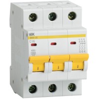ВА47-29 3P C 3А 4,5кА KARAT (MVA20-3-003-C). Автоматический выключатель. IEK