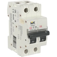 M06N 2P C 16А 6кА ARMAT (AR-M06N-2-C016). Автоматический выключатель. IEK
