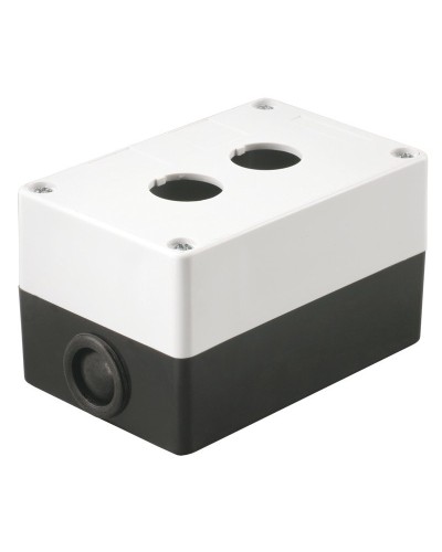 Корпус КП102 для кнопок 2 места белый (BKP10-2-K01). Корпус для кнопочных постов. IEK в Перми