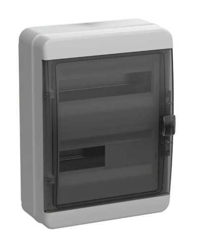 Корпус пластиковый КМПн-24 IP65 TEKFOR (TF5-KP72-N-24-65-K03-K02). Корпус модульный пластиковый черная прозрачная дверь. IEK в Перми