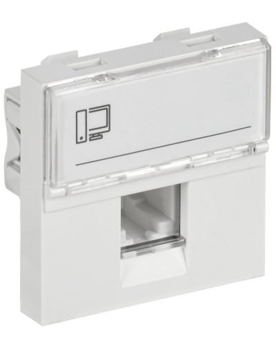 Розетка RJ45 кат.6 PRIMER РКИ-20-00-П-6 белый IEK (PR-KK40D-RI-0-2-1C06U-K01). Розетка RJ-45. IEK в Перми