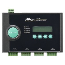 NPort 5430. 4-портовый асинхронный сервер. MOXA