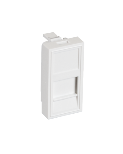 EC-IMH-1-WT-10 (10шт). Вставка 45x45 (Mosaic) для 1 модуля Keystone Jack. NETLAN в Перми