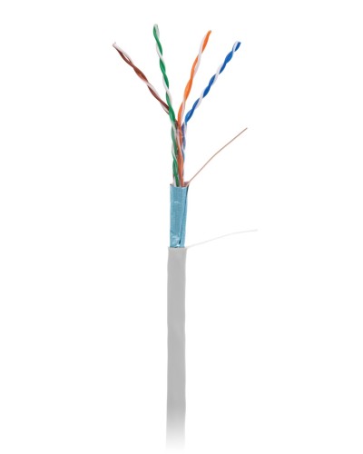 F/UTP 4pair, Cat5e, In, PVC (EC-UF004-5E-PVC-GY). Кабель «витая пара» (LAN) для структурированных систем связи. NETLAN в Перми