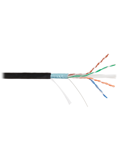 F/UTP 4pair, Cat6, Solid, Out, PVC (NMC 4240B-BK). Кабель «витая пара» (LAN) для структурированных систем связи. NIKOMAX в Перми