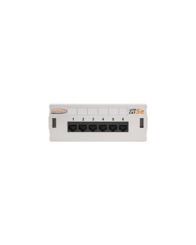 NMC-WP06UD2-GY. Патч-панель настенная 6 портов, Кат.5е. NIKOMAX в Перми