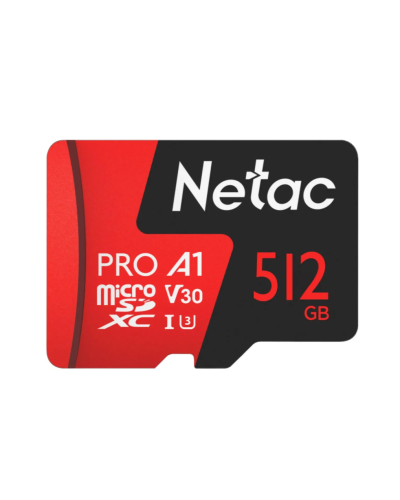 NT02P500PRO-512G-R. Карта памяти microSDXC, 512 ГБ, Class 10. Netac в Перми
