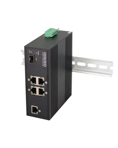 SW-40501/IC. Промышленный PoE коммутатор Fast Ethernet на 6 портов. OSNOVO в Перми
