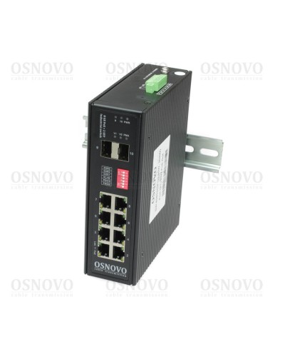 SW-80802/I(Port 90W, 300W). Коммутатор с PoE. OSNOVO в Перми