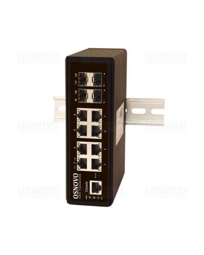 SW-70804/IL. Промышленный коммутатор Gigabit Ethernet на 12 портов. OSNOVO в Перми