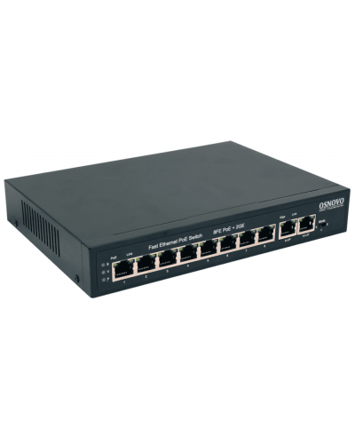 SW-20820(120W). Коммутатор 10-портовый  Gigabit Ethernet с PoE. OSNOVO в Перми