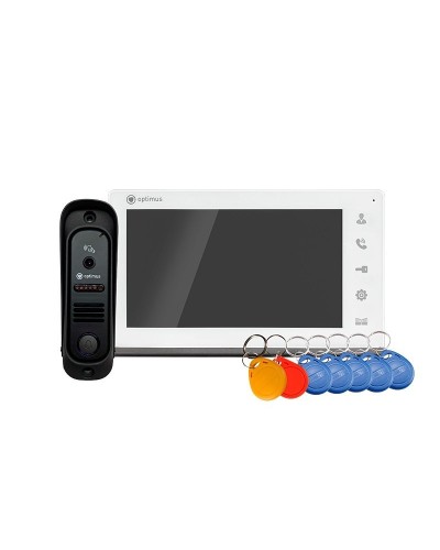 Leader 2.0 IK-7.0 (w+b). Комплект видеодомофона. Optimus в Перми