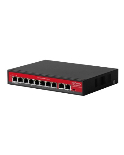PND-08P-2M-BT1 (120W). Коммутатор AI 10-портовый с функцией PoE. Polyvision в Перми