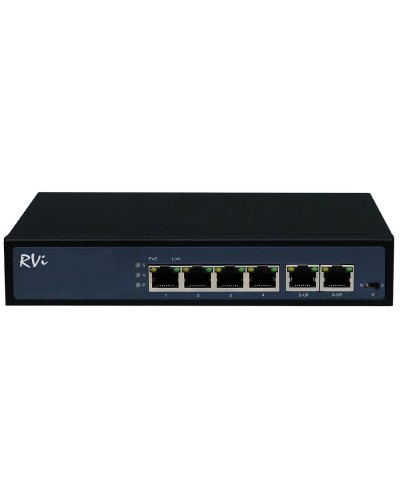 RVi-1NS04F-2T. Коммутатор с питанием по PoE. RVi в Перми