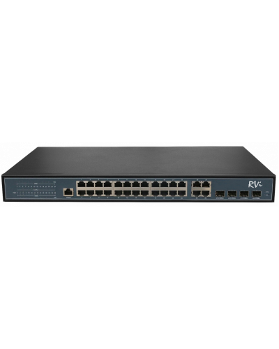 RVi-1NSM24G-4C. Коммутатор с питанием по PoE. RVi в Перми