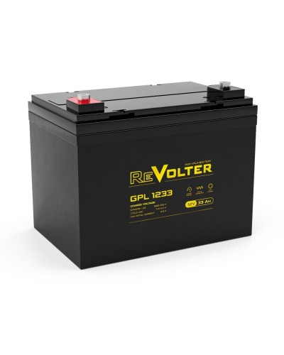 Revolter GPL 1233. Аккумулятор автомобильный герметичный свинцово-кислотный. Revolter в Перми