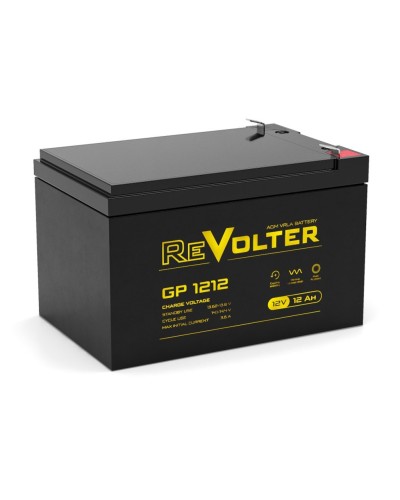 Revolter GP 1212. Аккумулятор автомобильный герметичный свинцово-кислотный. Revolter в Перми