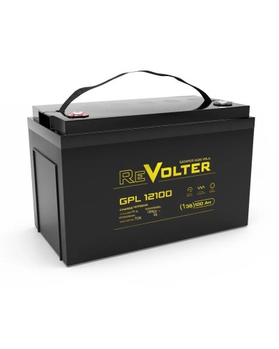 Revolter GPL 12100. Аккумулятор автомобильный герметичный свинцово-кислотный. Revolter в Перми