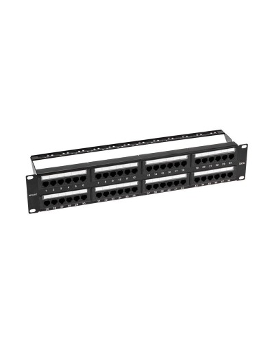Панель коммутационная с кабельными органайзерами 19", 2U, 48 портов, UTP, RJ-45, CAT 5e REXANT PRO (02-0032): Патч-панель 19" в Перми