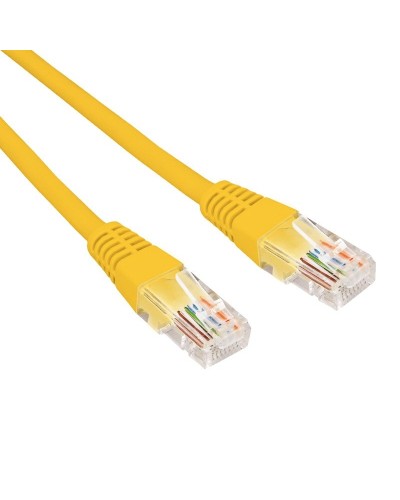Патч-корд U/UTP CAT 6, RJ45-RJ45, 26AWG, LSZH, желтый, 5м REXANT (02-0295-5). Патч-корд UTP. Rexant в Перми