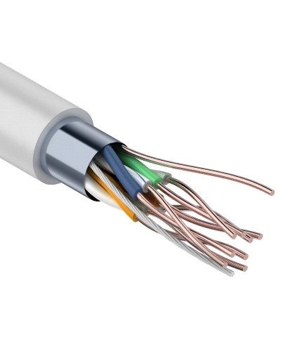 F/UTP, CAT 6, ZH нг(А)-HF, 4PR, 23AWG, INDOOR, SOLID, серый, 305м, REXANT (01-0167). Кабель «витая пара» (LAN) для структурированных систем связи. Rexant в Перми