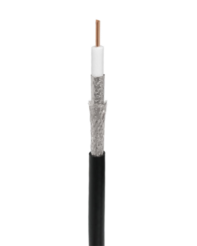 RG-11U, 75 Ом, CCS/Al/Al, 83%, 305 м, черный OUTDOOR (01-3011). Кабель коаксиальный радиочастотный. Rexant в Перми