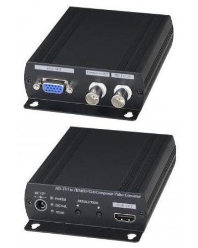 AD001HD4. Преобразователь-разветвитель AHD/HDCVI/HDTVI в HDMI/VGA/CVBS. SC&T в Перми