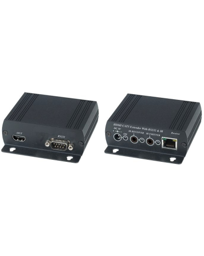 HE02. Комплект для передачи HDMI-сигнала и RS232. SC&T в Перми