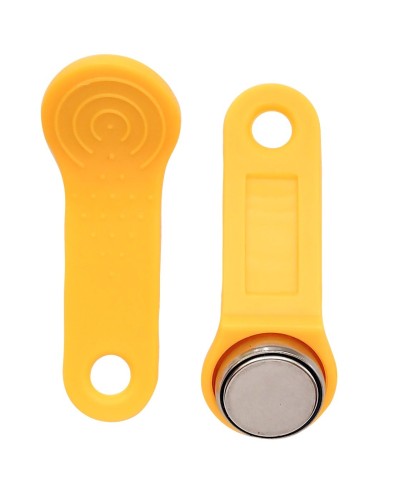 RW 1990 SLINEX (желтый). Ключ электронный Touch Memory с держателем. SLINEX в Перми